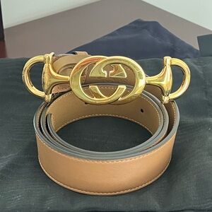 Gucci horse bit waist belt